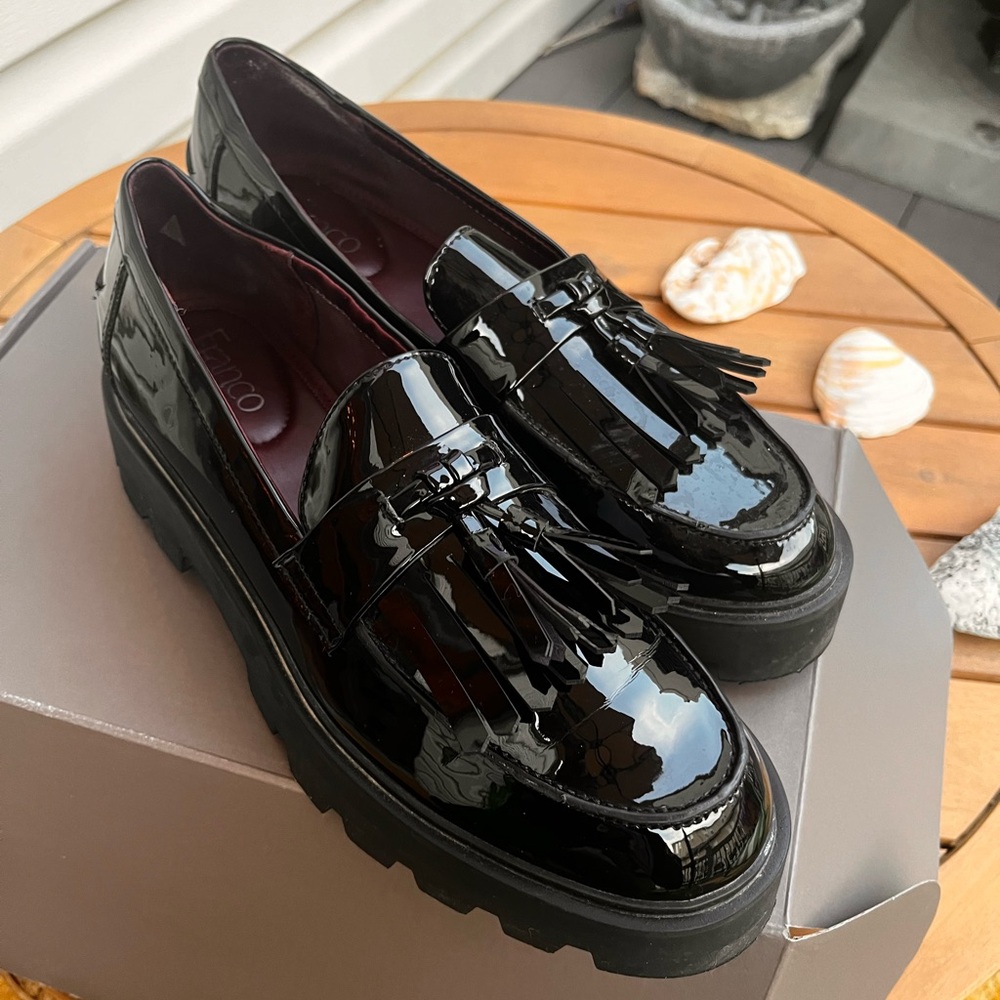 Chunky Patent Loafers